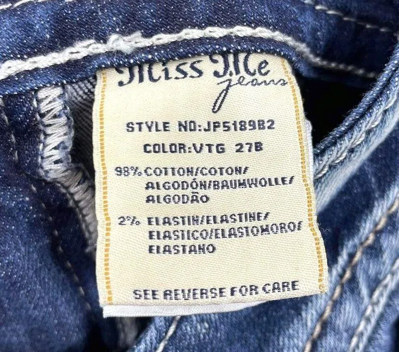 00s MISS ME Vintage Blue Bootcut Low Rise Jeans - Image 5