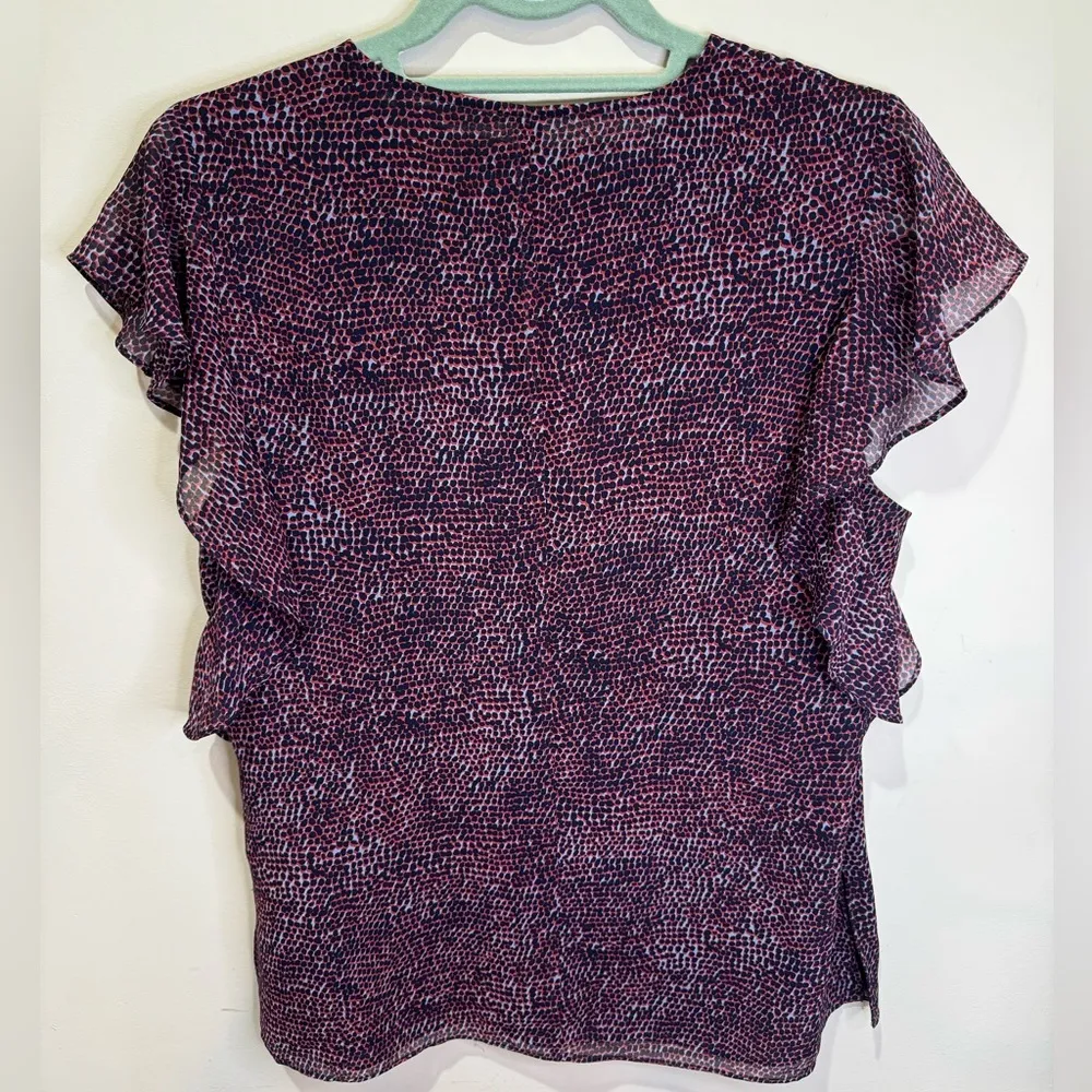 Derek Lam‎ 10 Crosby Ruffled Blouse Sz 6 - Image 2