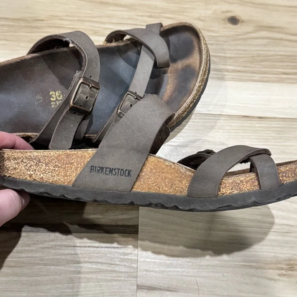 Birkenstock Mayari Buckle Slides Sandals Women’s (36) 5.5 - Image 3