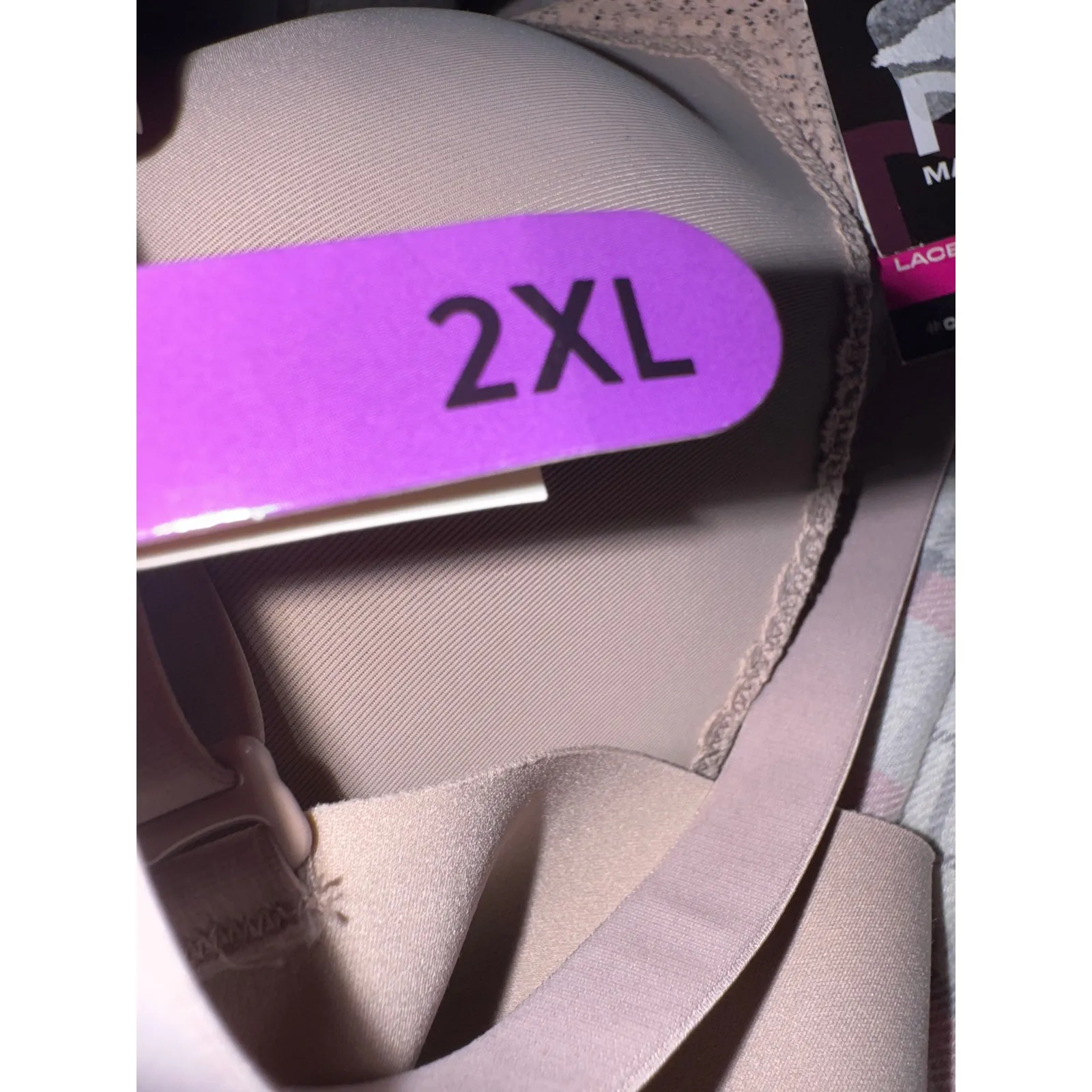 Brand New Maidenform Women's Size 2XL XXL Beige Large Trim Triangle Bra - Image 12