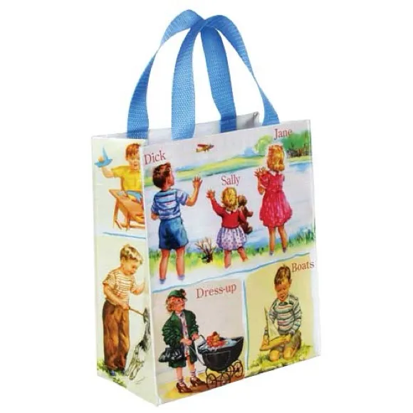 NWT! Blue Q Dick & Jane Tote Bag - Image 2