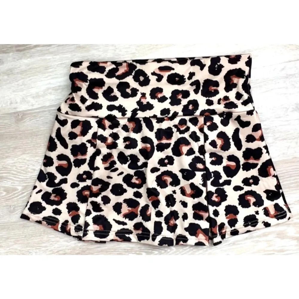 Leopard Print Tennis/Pickleball Skort – Built - Image 2