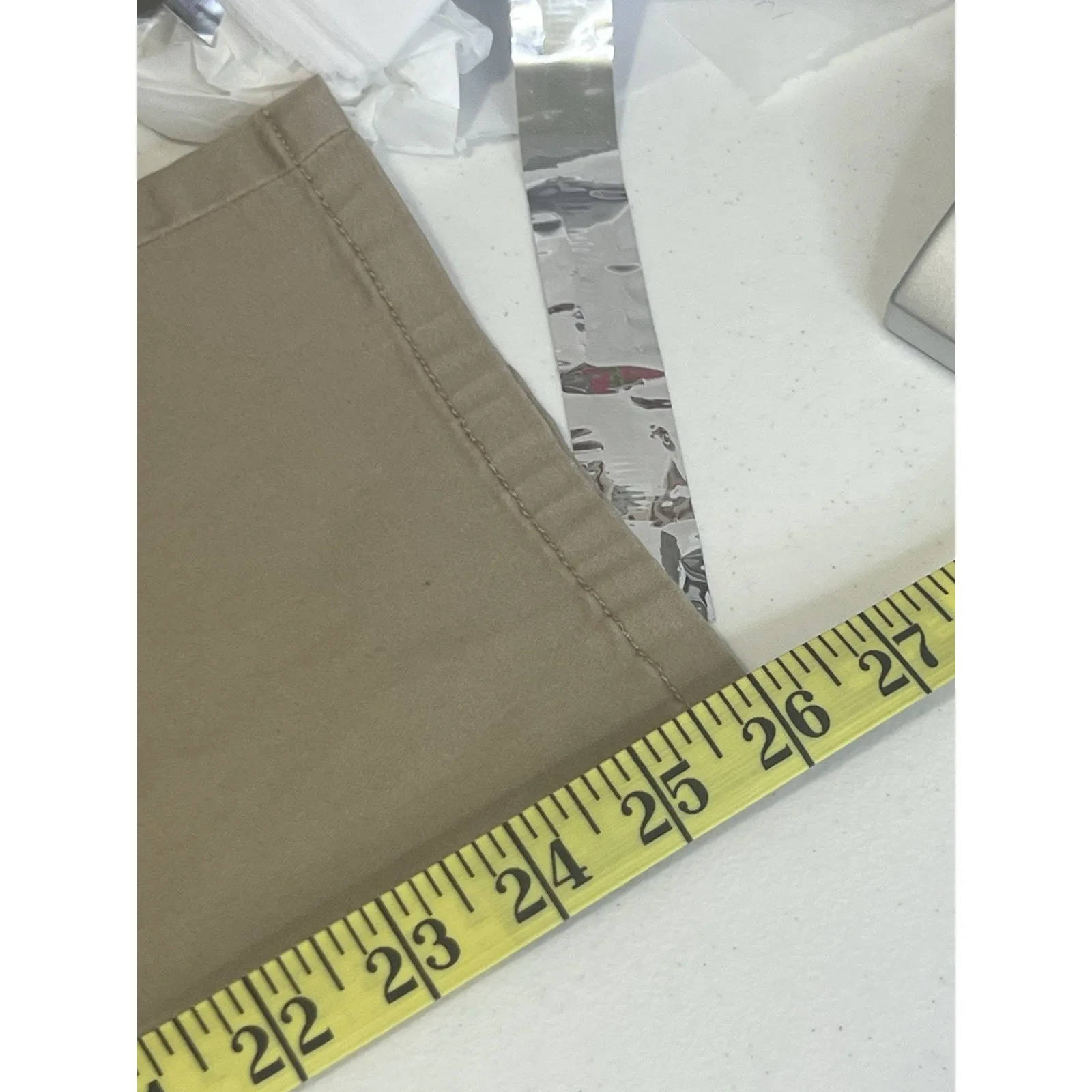 Gloria Vanderbilt Women’s Khak Ultd Size 10 Petite Business Casual Stretch Jean - Image 9