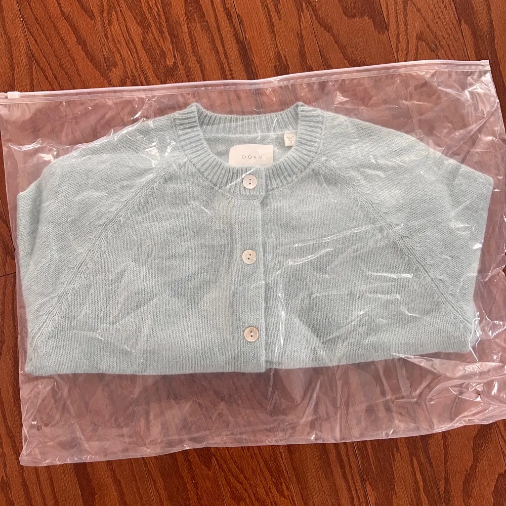 Doen Petra Cardigan Blue Button - Image 10