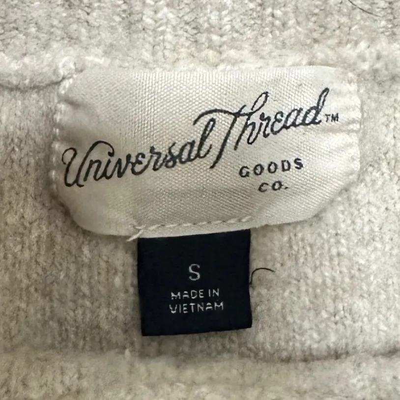 Universal Threads  | Striped Colorblock Cozy Knit Mock Neck Pullover Sweater - Image 4