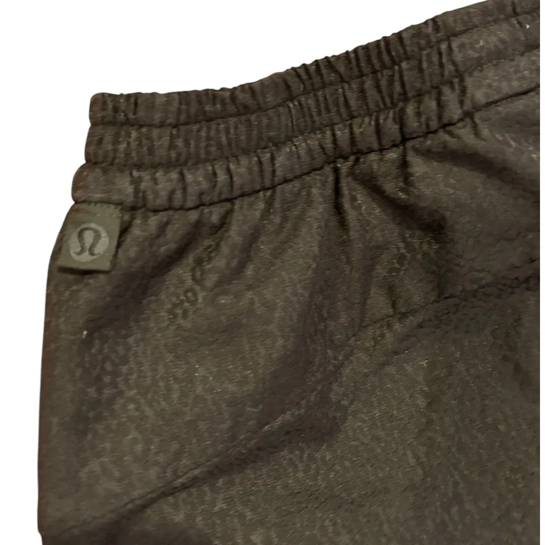 LULULEMON Lab Jacquard Leopard Print Black Wide Leg Pants Womens Size XS 0 - Image 9