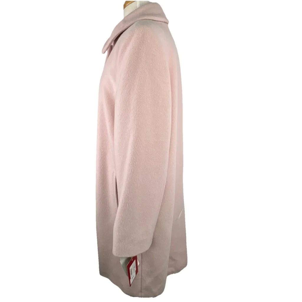 Hilary Radley Sz 14 Pink Alpaca Wool Blend Womens Luxury Elegant Jacket Coat - Image 5