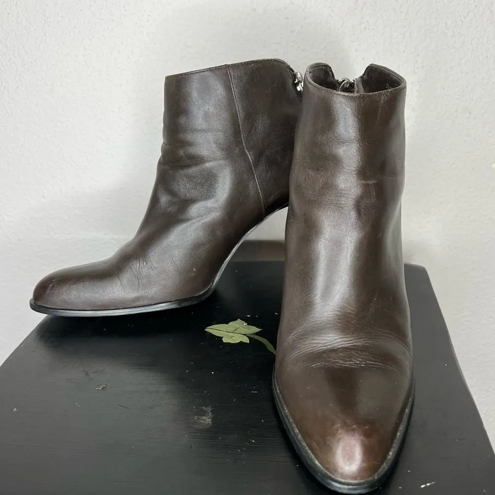 Apostrophe Rory Leather Heeled Booties‎ - Image 3