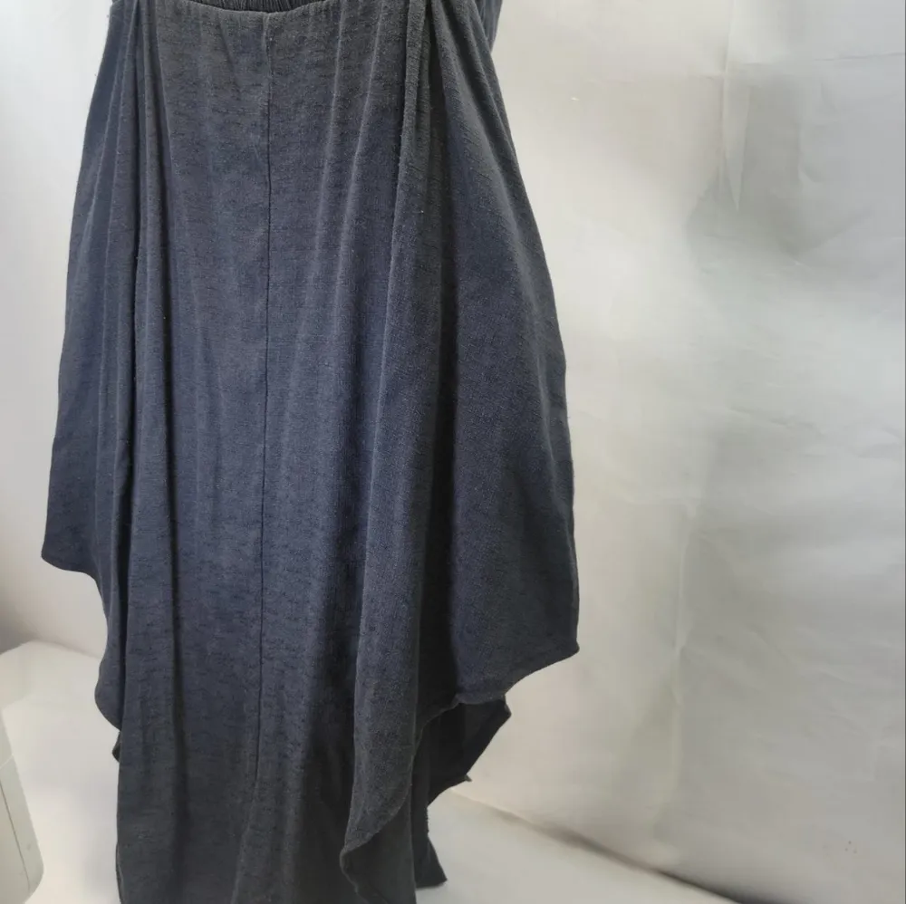 Faux button up high low summer dress size medium - Image 7