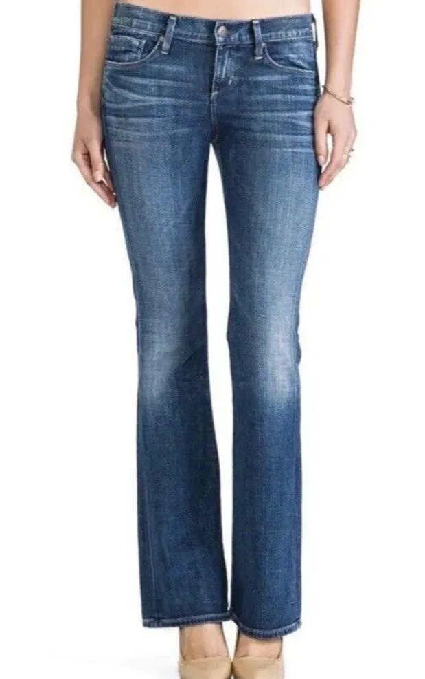 NEW Citizens of Humanity Dita Petite Bootcut Leg Size 27 Blue Style # 1325B-243 - Image 2