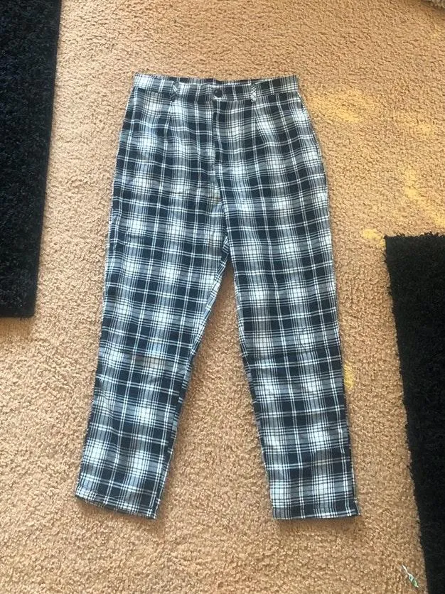 Romwe High Rise Plaid Pants (Please Read Below!!) - Image 5
