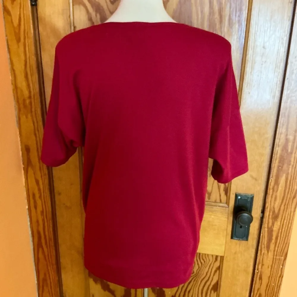 Vintage 90s unique southwest oversized top Red Size M - Image 12