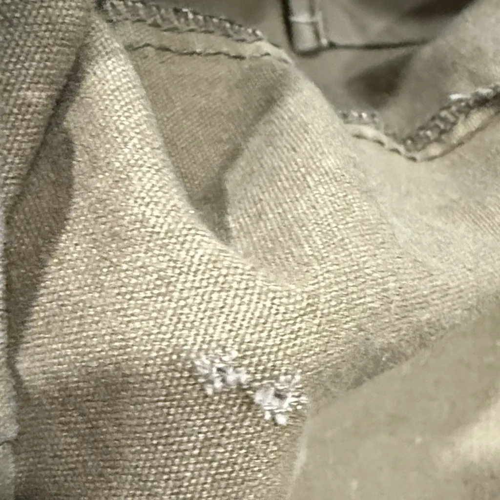 A.P.C. Khaki Canvas Tote Bag Green - Image 9