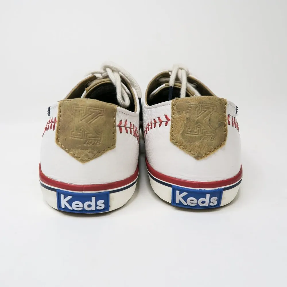 Baseball Keds Women's Champion Pennant Leather Sneaker - Image 6