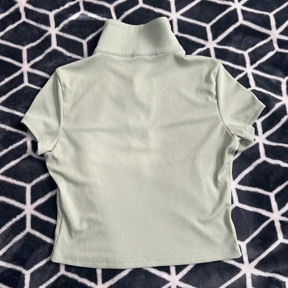 Mint Green Collared Women's Top - Image 2