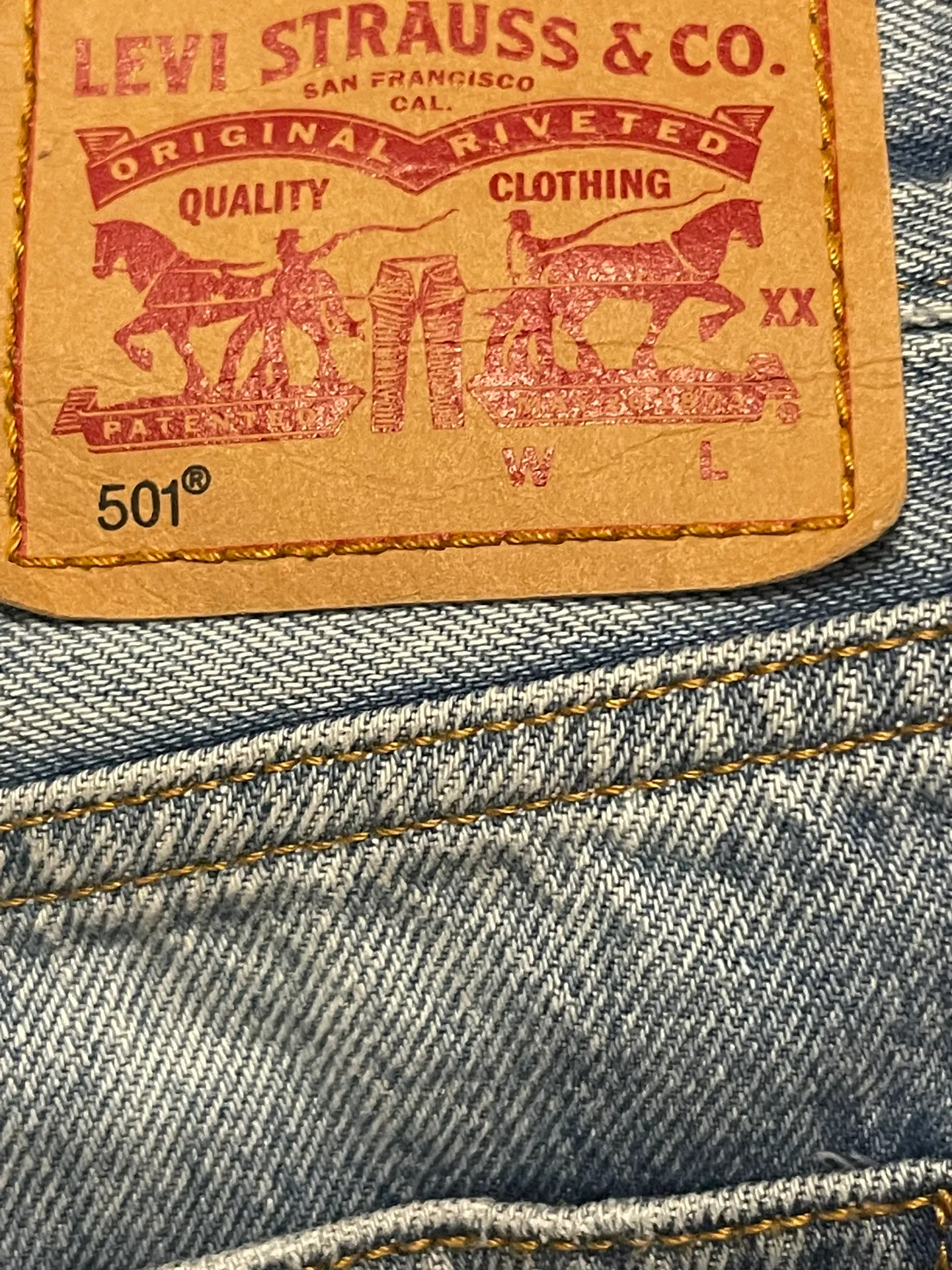 501 High Rise Cutoffs, 32 - Image 5