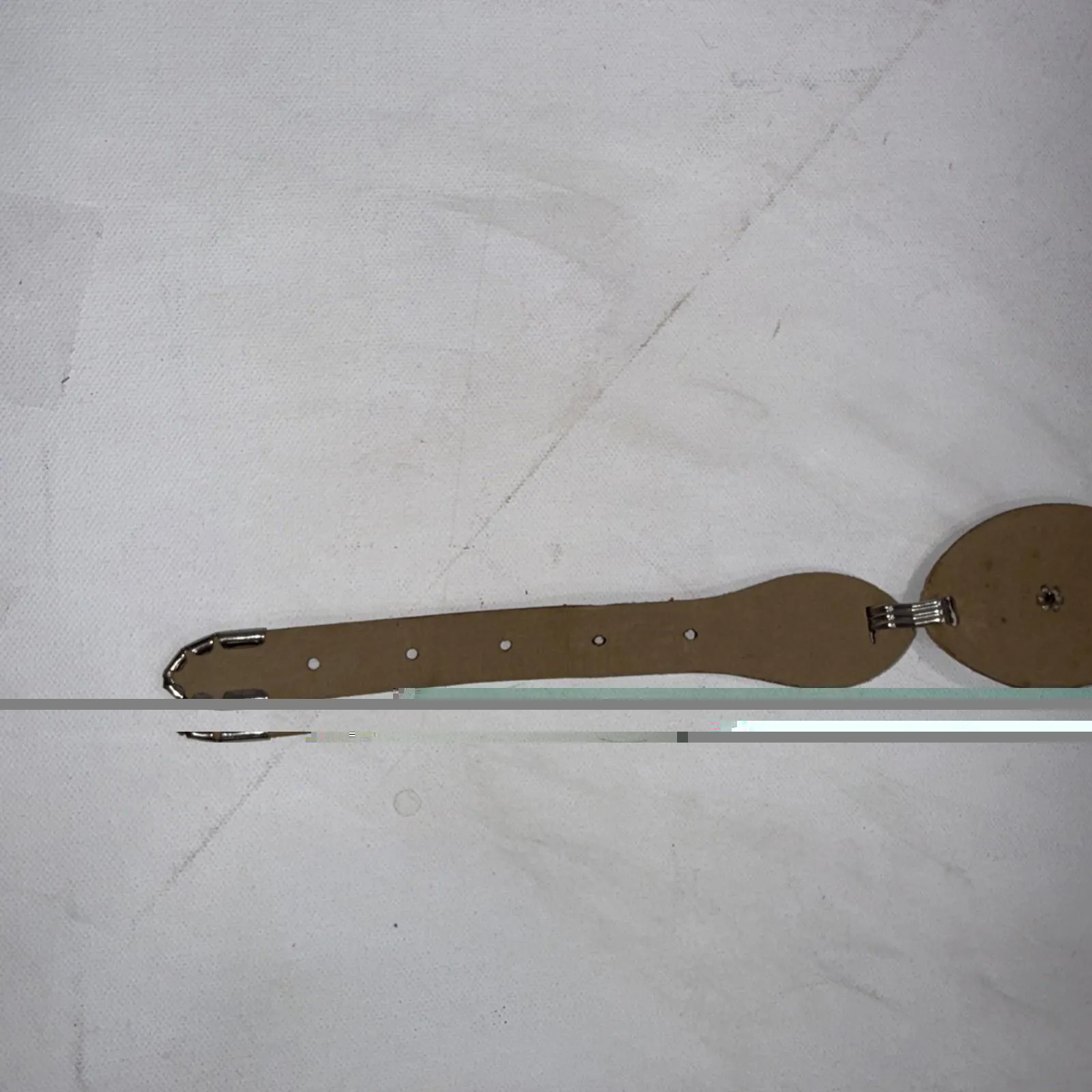 Vintage Y2K Silver Tone Stamped Metal Boho Western Rodeo Concho Style Belt - Image 10