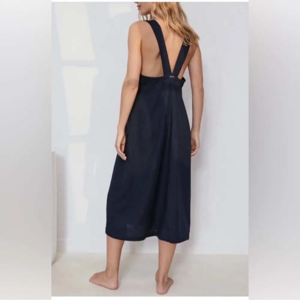 Lunya Linen dress Blue Size XS - Image 4