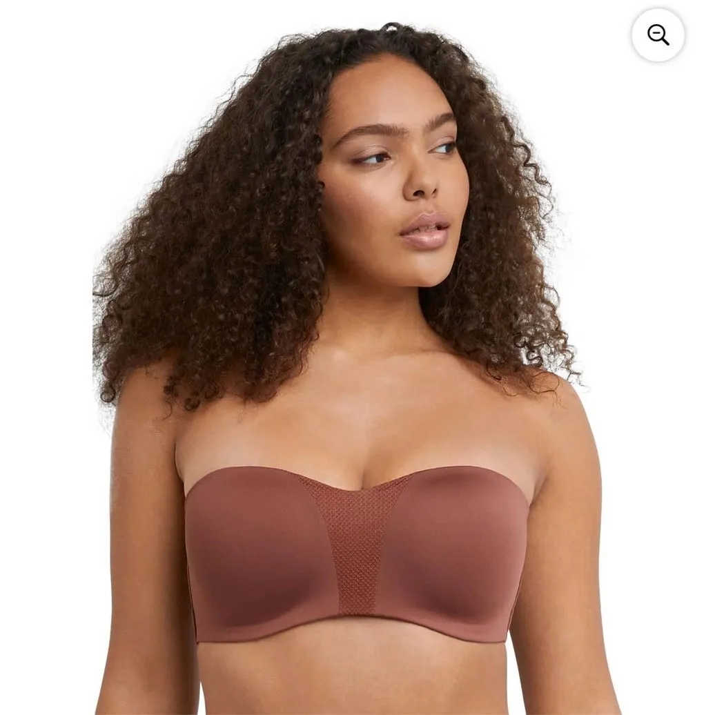 Maidenform NWT Multiway Wireless Bra Strapless Wear 5 Ways Mauve No Slip No Show - Image 5
