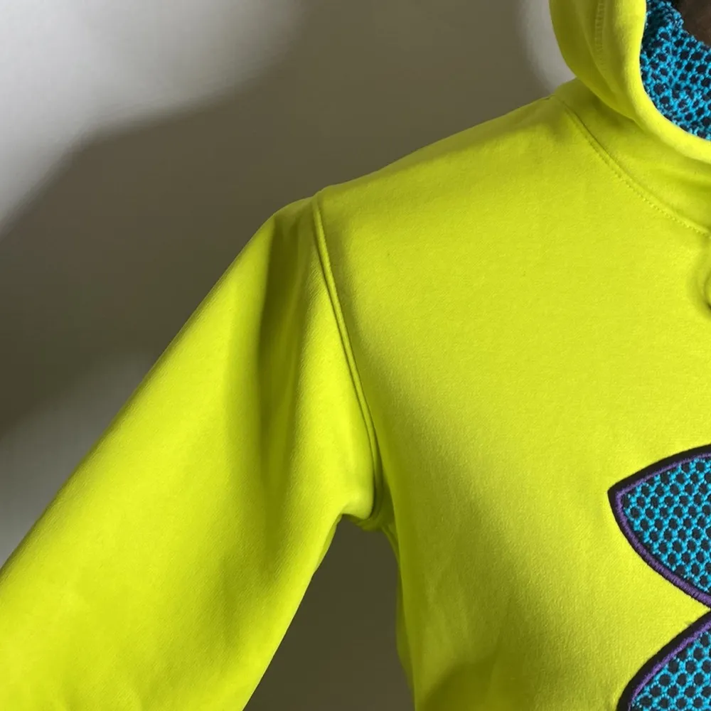 Under Armour Storm semifitted fleece lined hoodie with quilted textured logo S - Image 8