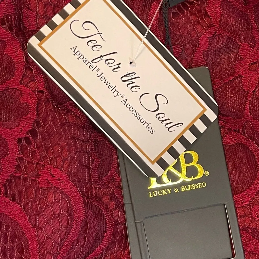 Lucky‎ & Blessed Lace Dress nwt - Image 11