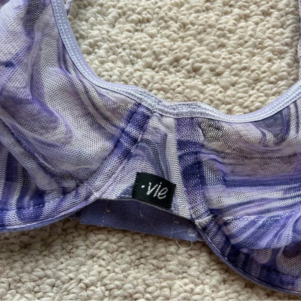 Purple Mesh Marble 34C Bra Size undefined - Image 6