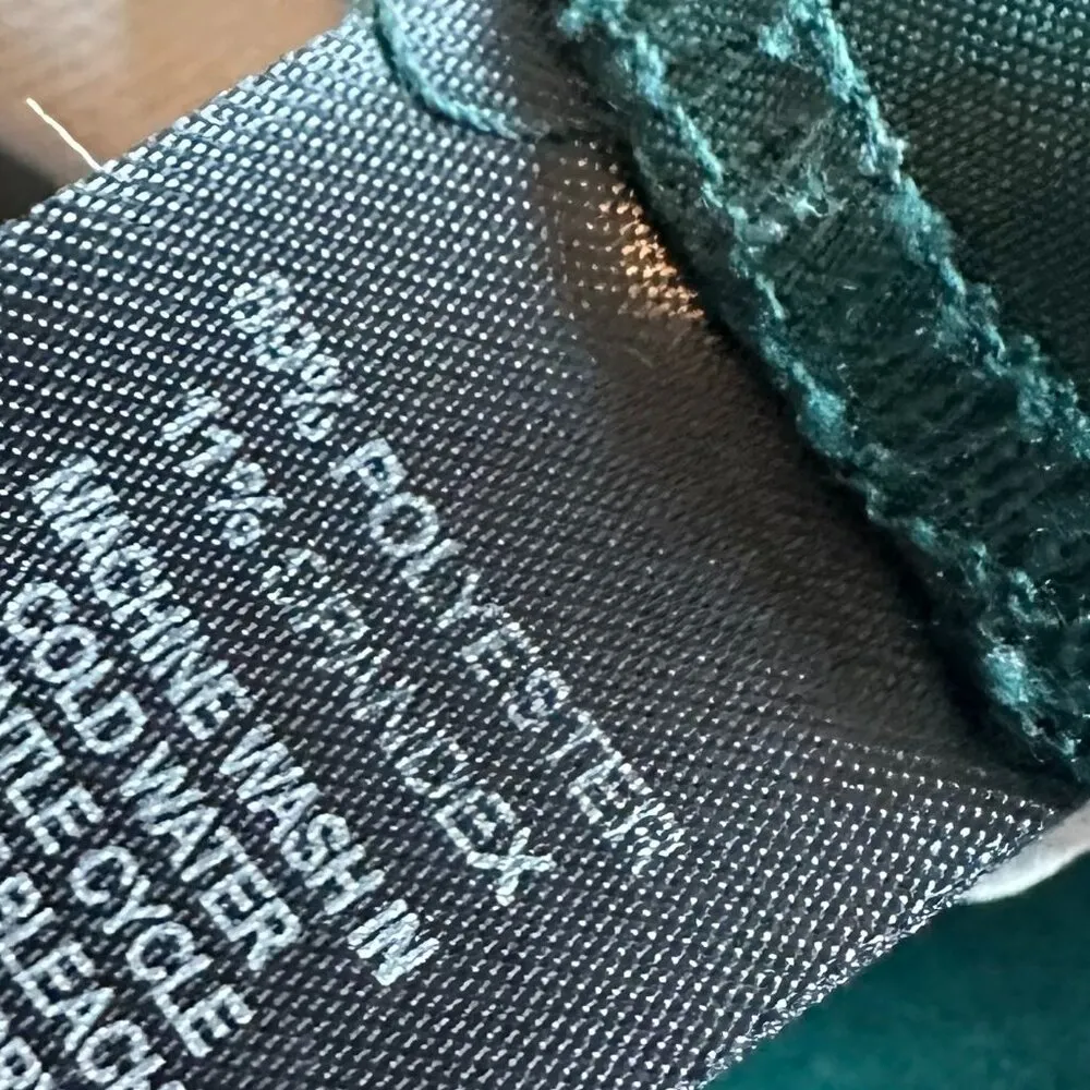 Carolina Belle Green Floral Print Slacks Trousers Pants Ankle Size 6 Women's - Image 13