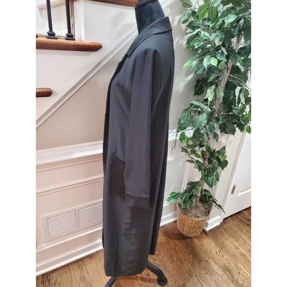 Missguided Women's Black Polyester Long Sleeve Open Front Long Cardigan Size 10 - Image 6