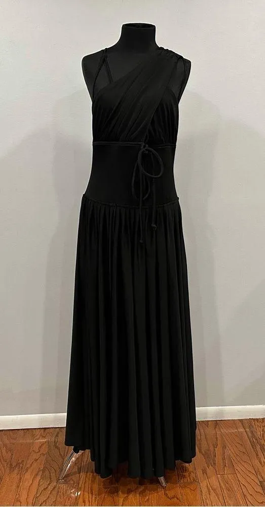 Harbison Moonbeam Cutout Jersey Maxi Dress XXL - - From Aggie