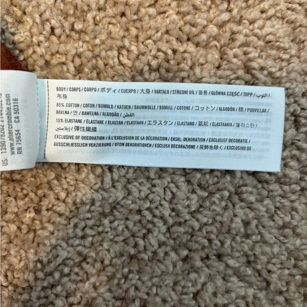 Abercrombie and Fitch Brown Spaghetti Strap Top Size Small - Image 3