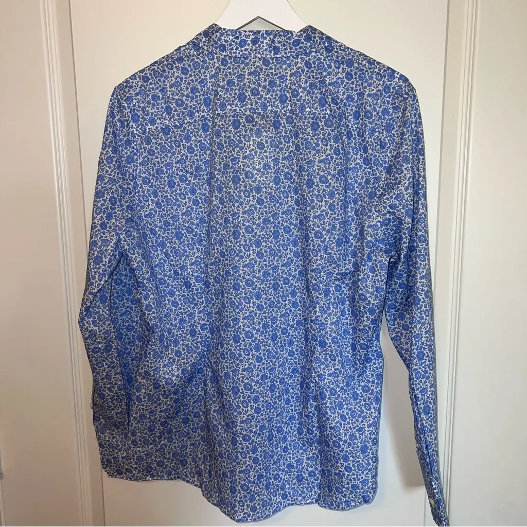 J. Crew Slim-fit shirt in Liberty D'Anjo Coast fabric NWT size 12 - Image 3