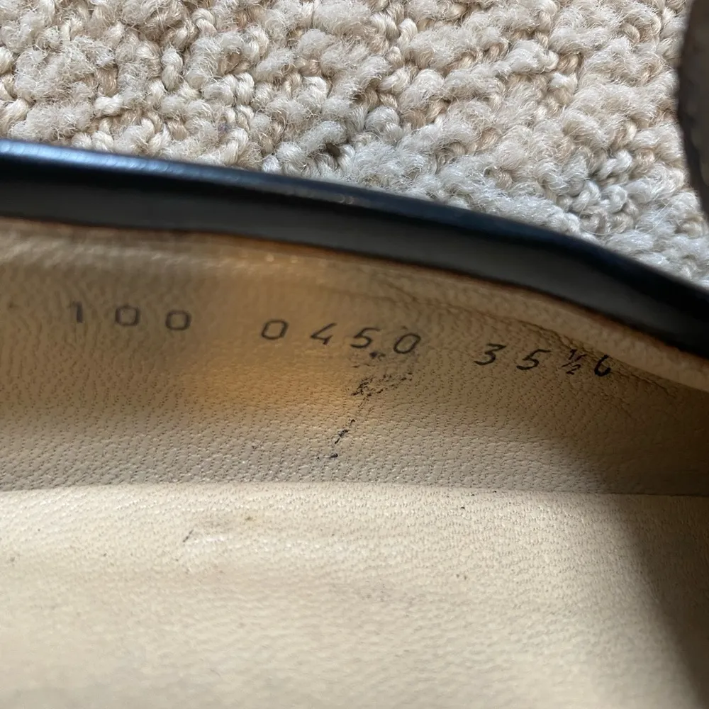 Authentic Gucci vintage Y2K chunky loafers black silver - Image 7