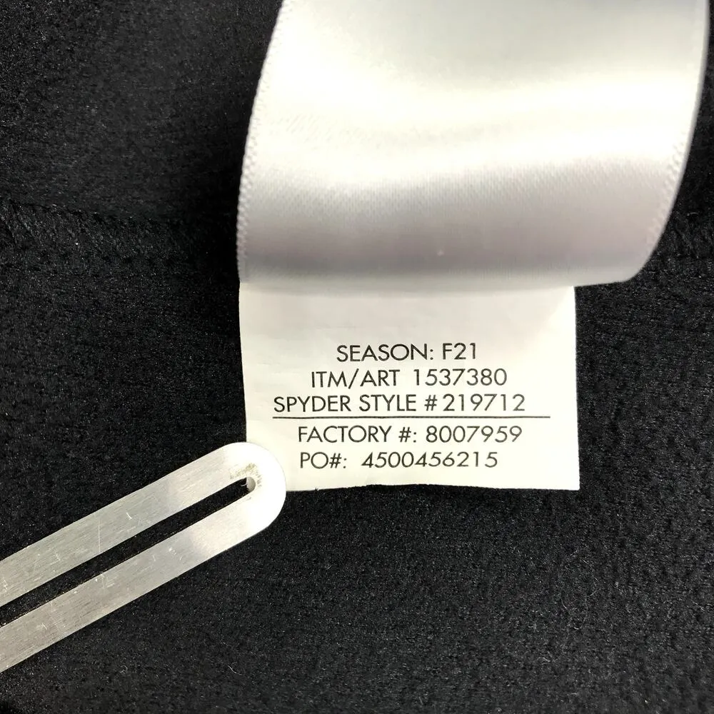 SPYDER 1/4 Zip T-Neck Top Women Sz S Black Outdoor Athletic Sporty Comfy Running - Image 15