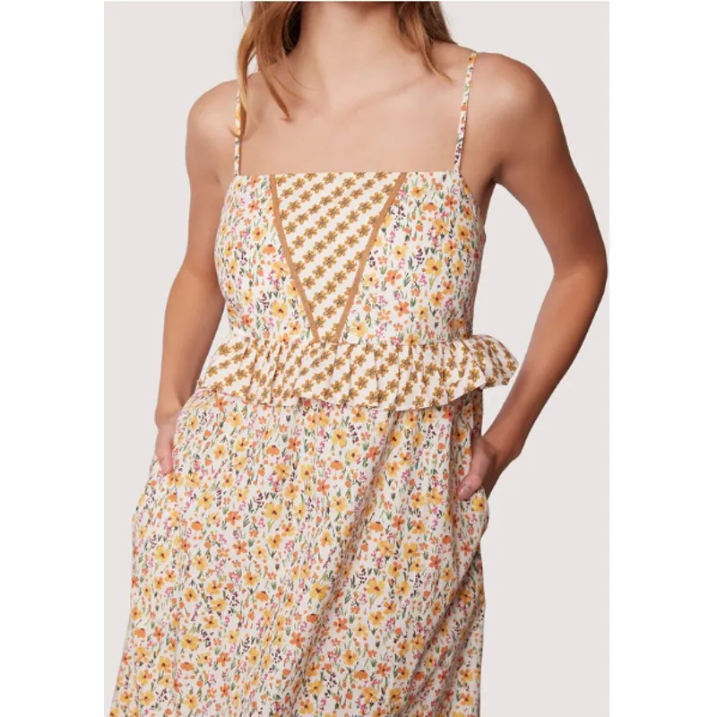 LOST + WANDER SPRING SUNRISE MAXI‎ DRESS SIZE MEDIUM NEW WITH TAGS - Image 3