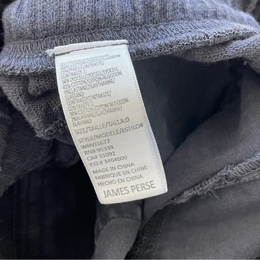 James Perse Sweatpant cotton heavyweight womens Washed Black (xsmall) loungeweat - Image 9