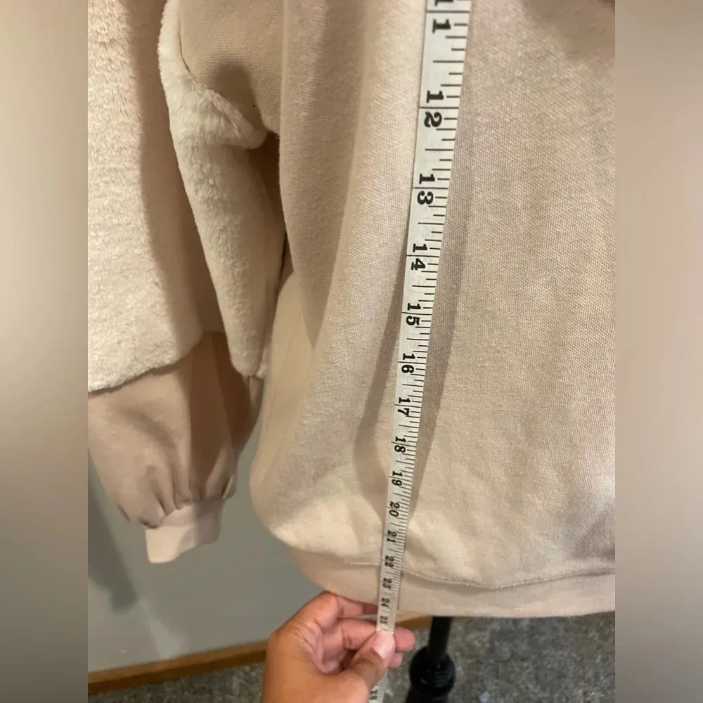 For the republic small sweat shirt with faux fur - Image 8