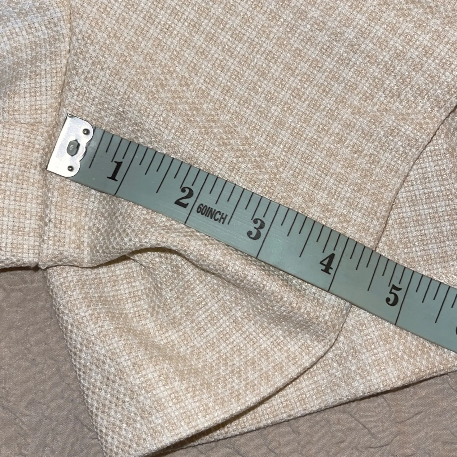 House of Harlow 1960 Houndstooth Shorts Career‎ Casual Womens Medium Tan - Image 7