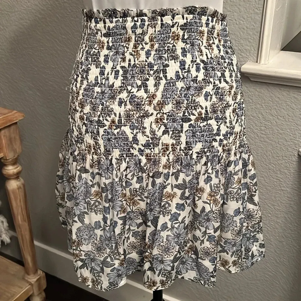 Revolve MinkPink Elastic Waist Mini Floral Skirt - Image 6