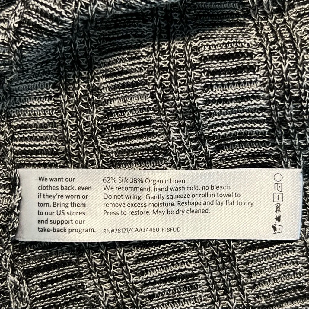 Eileen Fisher Womens Open Front Silk Knit Cardigan Size XL Capsule MInimalist - Image 10