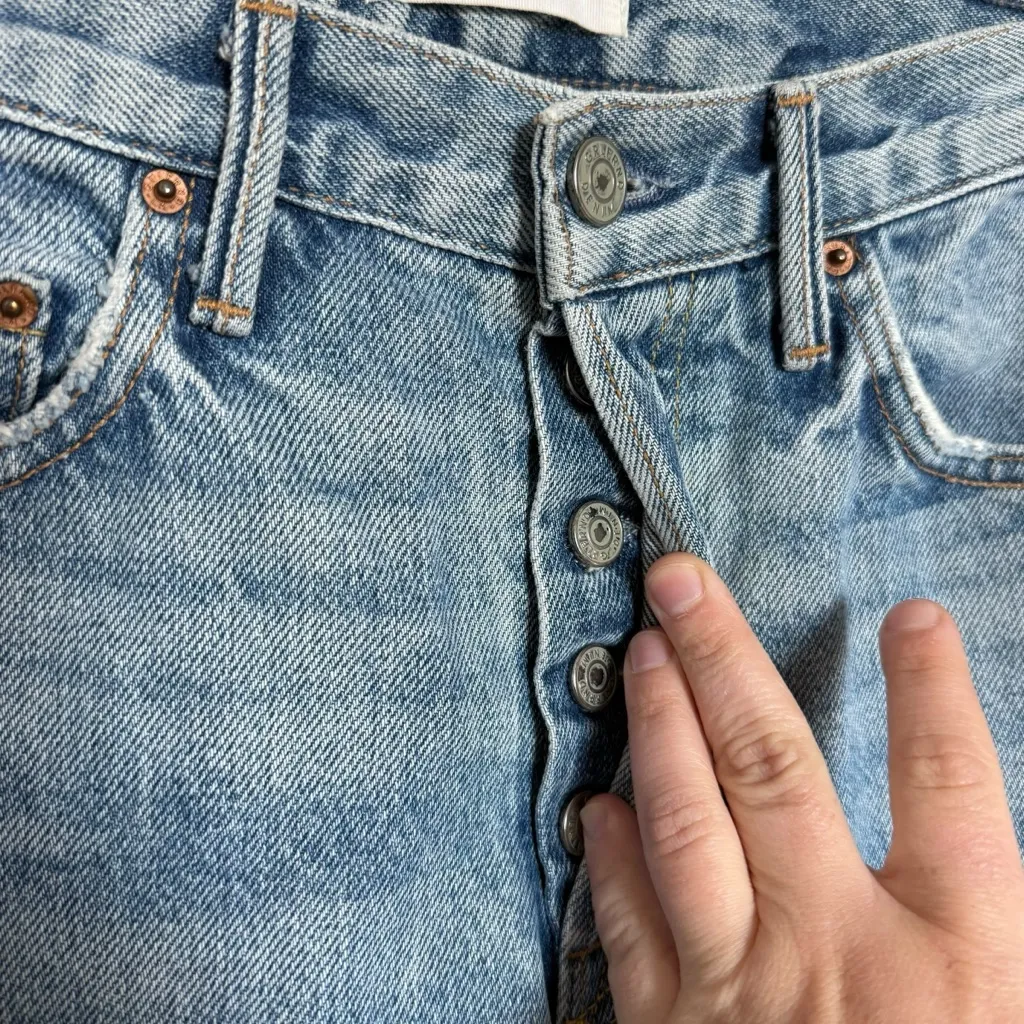 Grlfrnd Revolve Women’s Helena Straight Leg Jeans in My Sharona Size 26 - Image 5