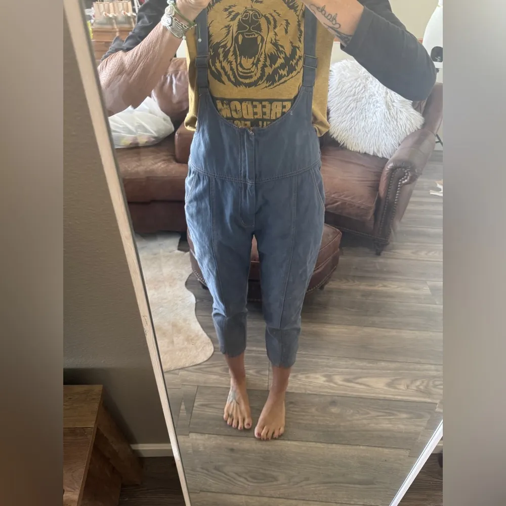 Handmade Casual Blue Denim Overalls one of a kind - Image 7