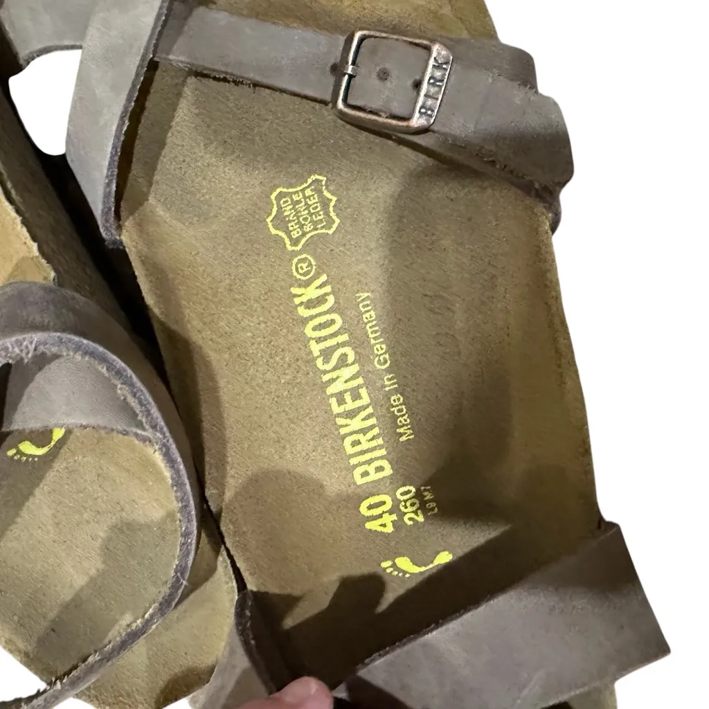 Birkenstock 👡 Yara Brown Leather Sandals Women’s EU 40 / US 9–9.5 🤎 - Image 5