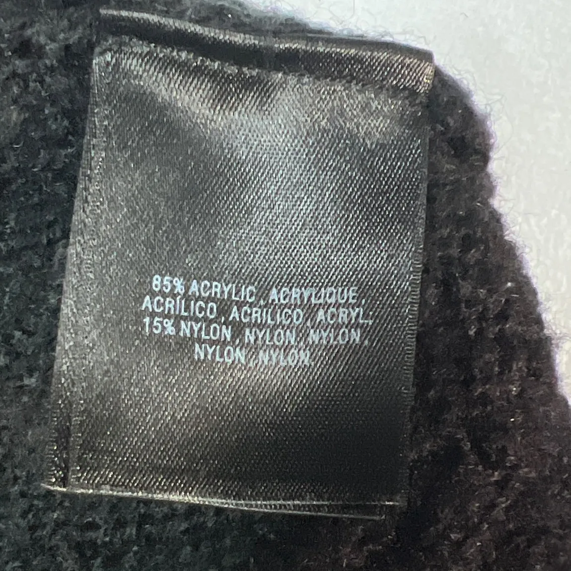 Anthropologie Black Turtleneck Tunic Sweater Women's Medium Cozy Knit EUC - Image 7