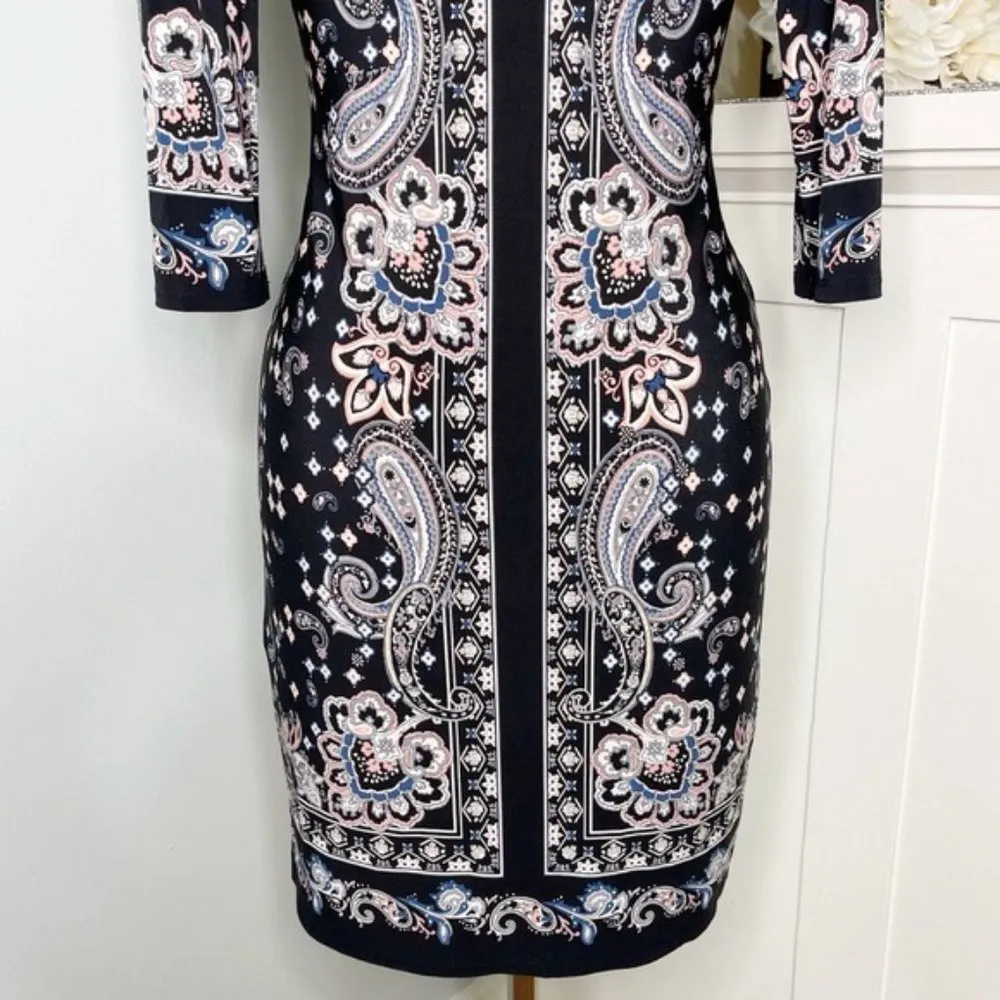 White House Black Market Floral Printed Shift Dress XXS - Image 8