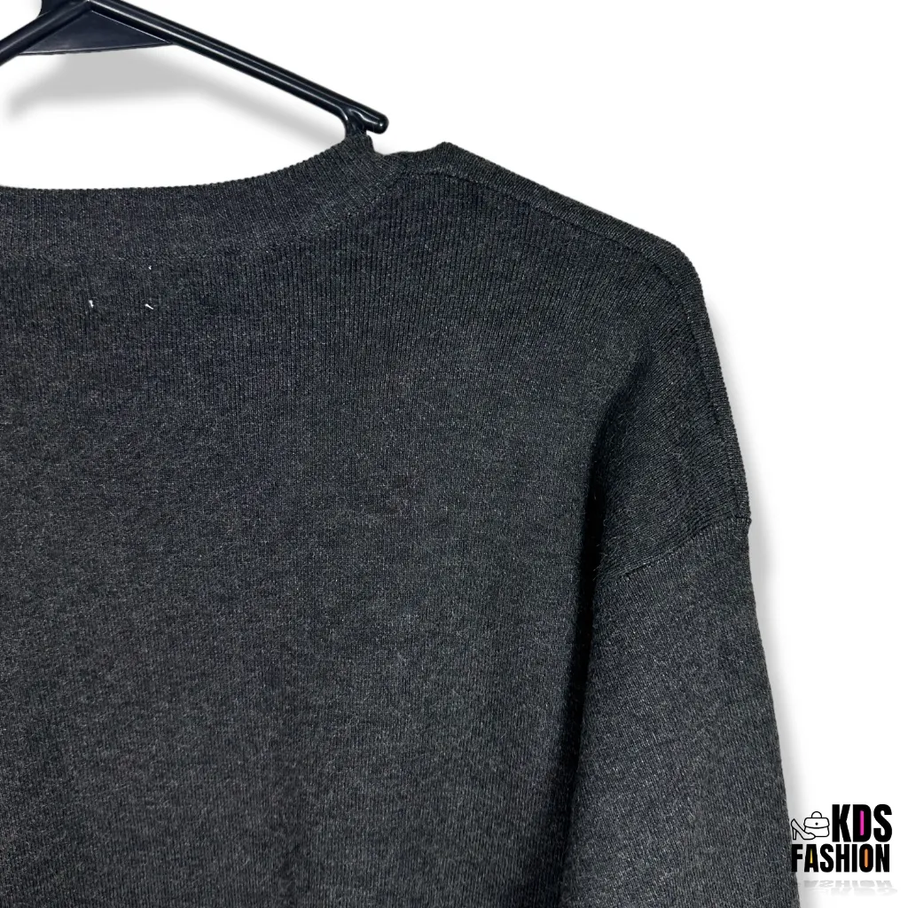 Uniq Open Sleeve Horsebit Accent Cropped Sweater Medium/Large NWT Gray - Image 11