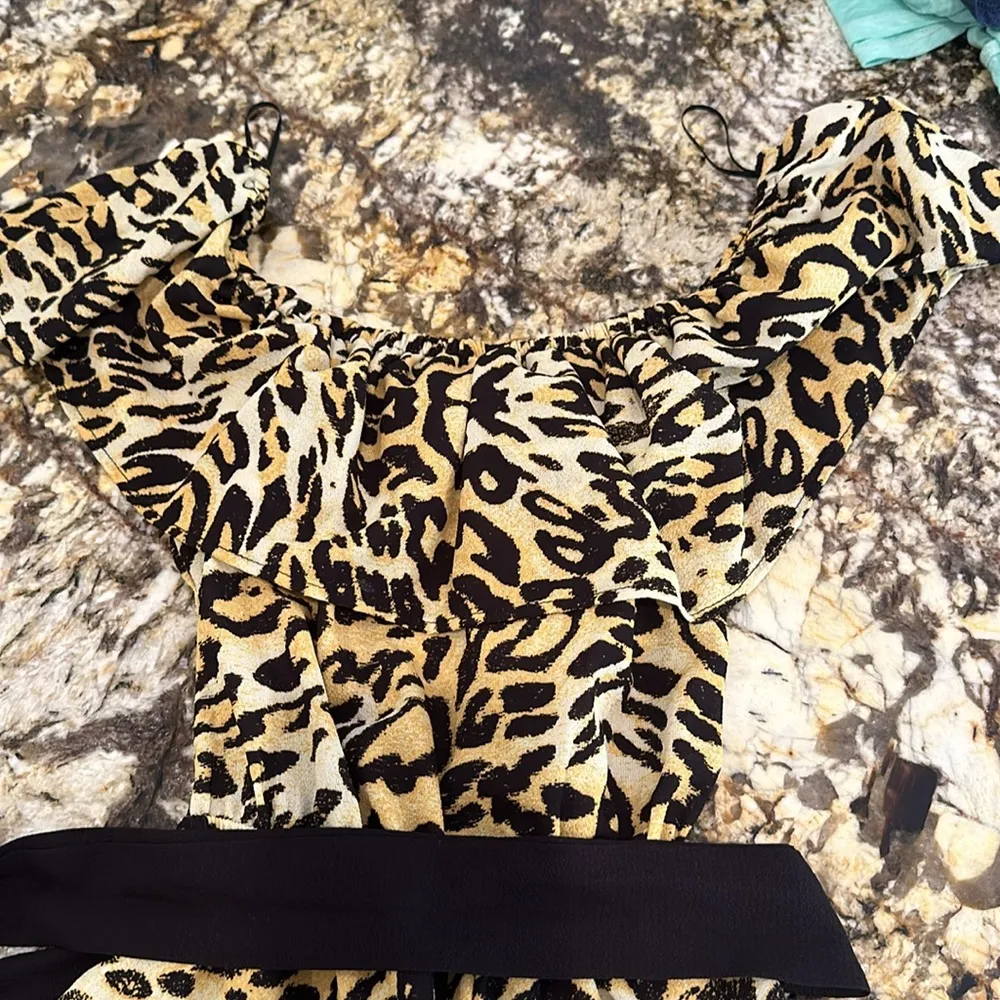 Leopard print romper - Image 2