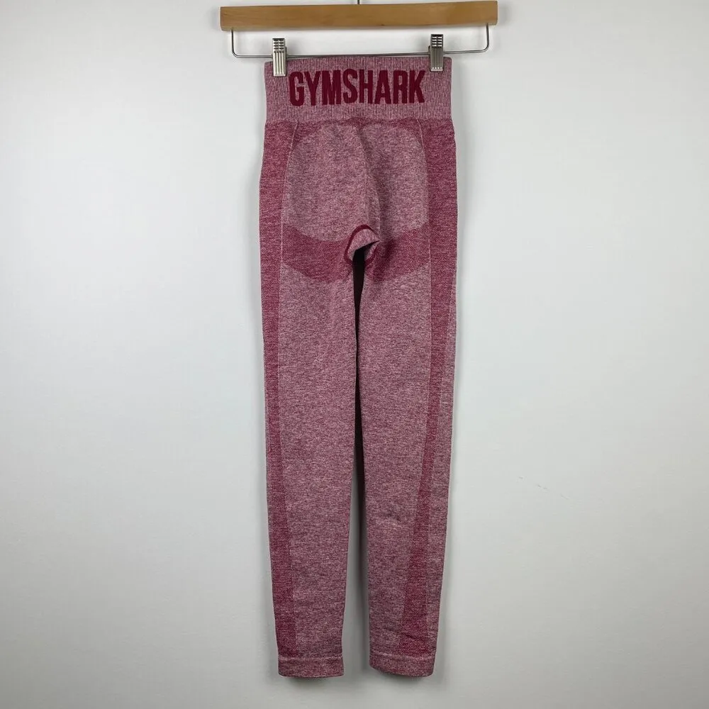 Gymshark Pink Flat Front Flex High Waisted Activewear Leggings Womens Size XS - Image 4