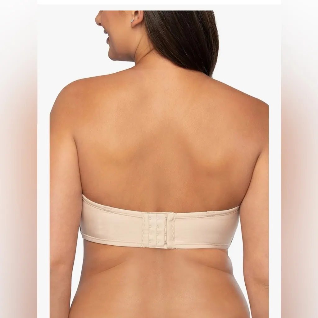 NEW Vanity Fair Back Smoothing Strapless Bra 4Way Stretch Lightly Lined 36D - Image 3