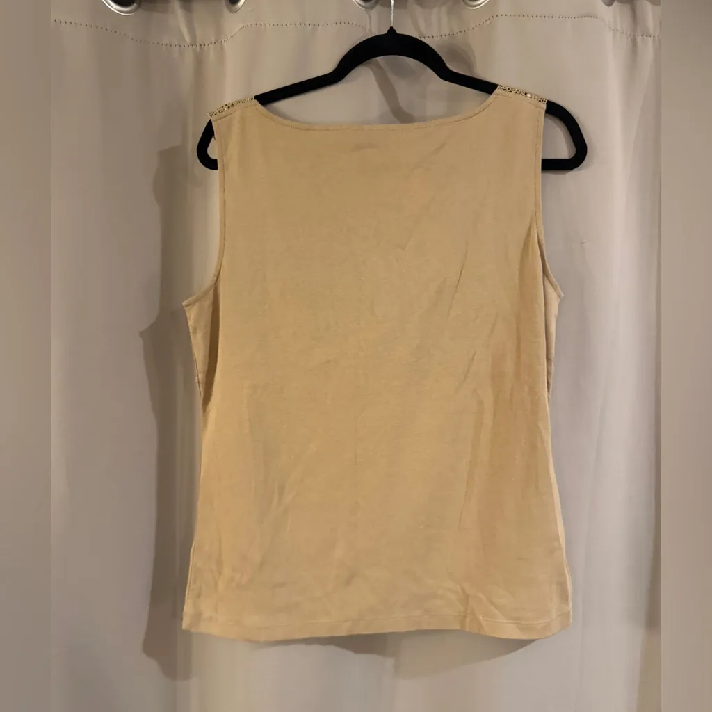 Emma James Beige Embroidered Women's Top - Image 2