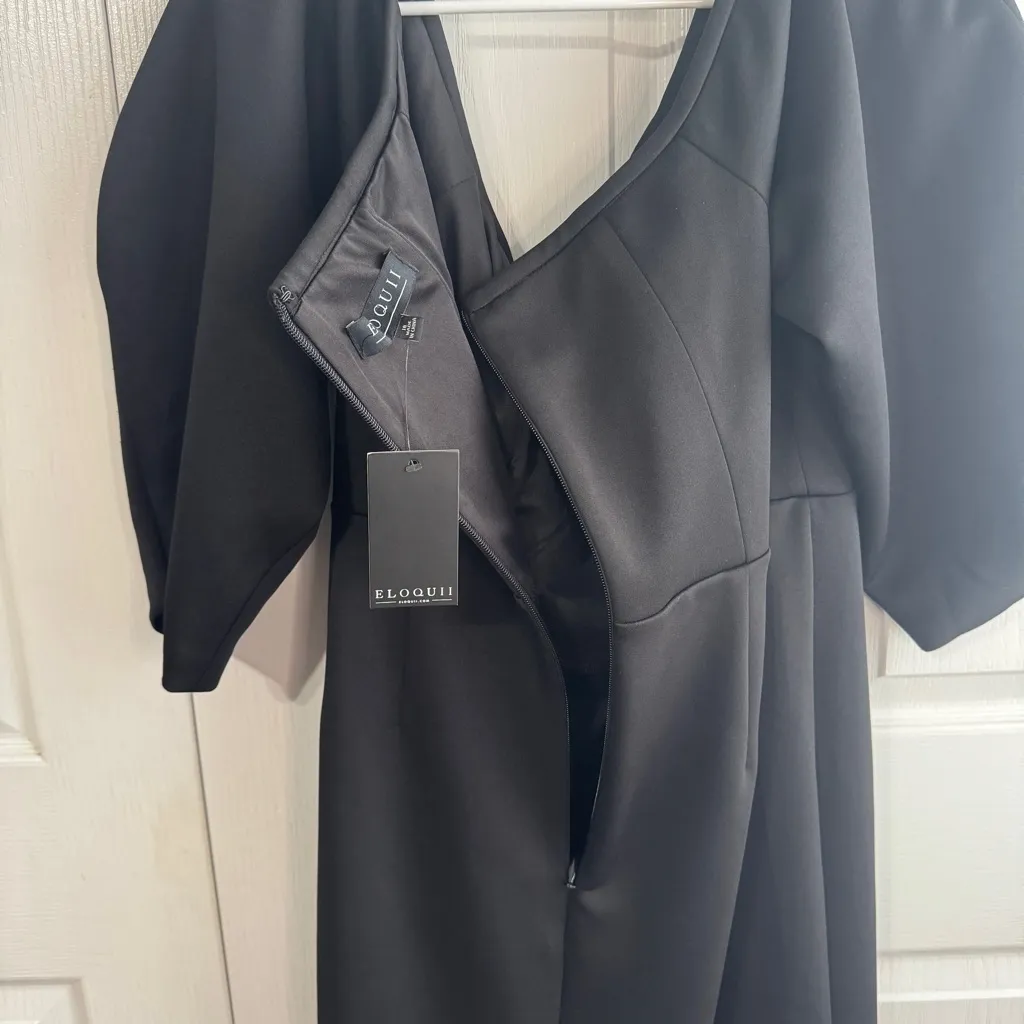Eloquii black sweetheart neckline sheath dress size 18 - Image 5
